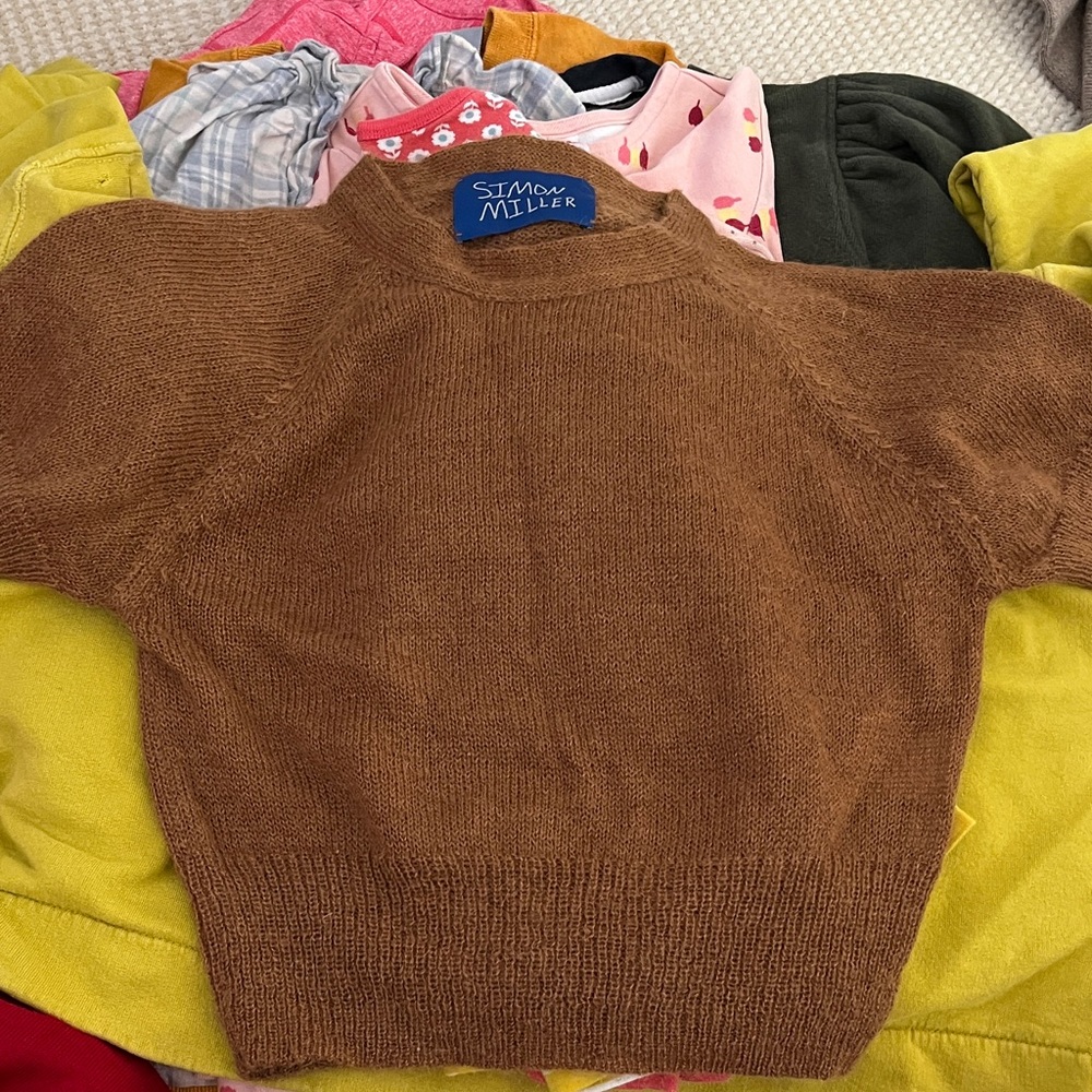 Simon Miller Tan Knit Pullover